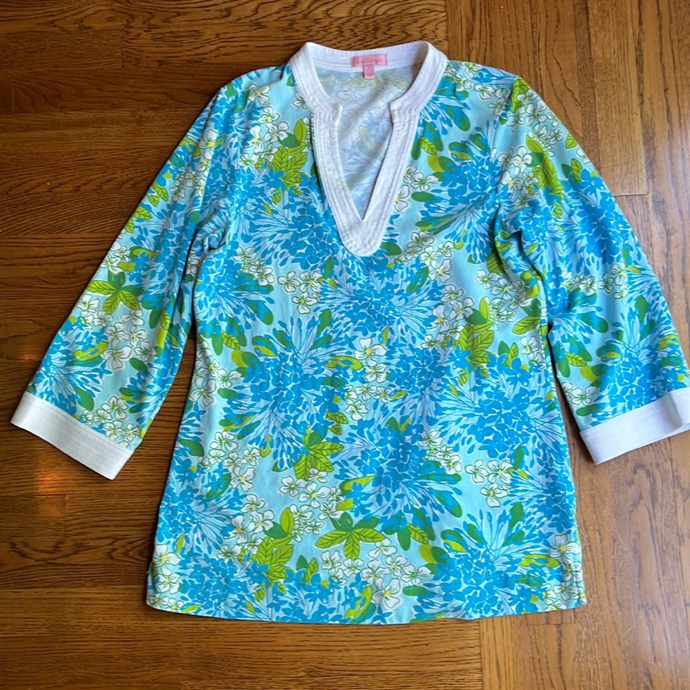 Vintage Lilly Pulitzer Tunic size L EUC